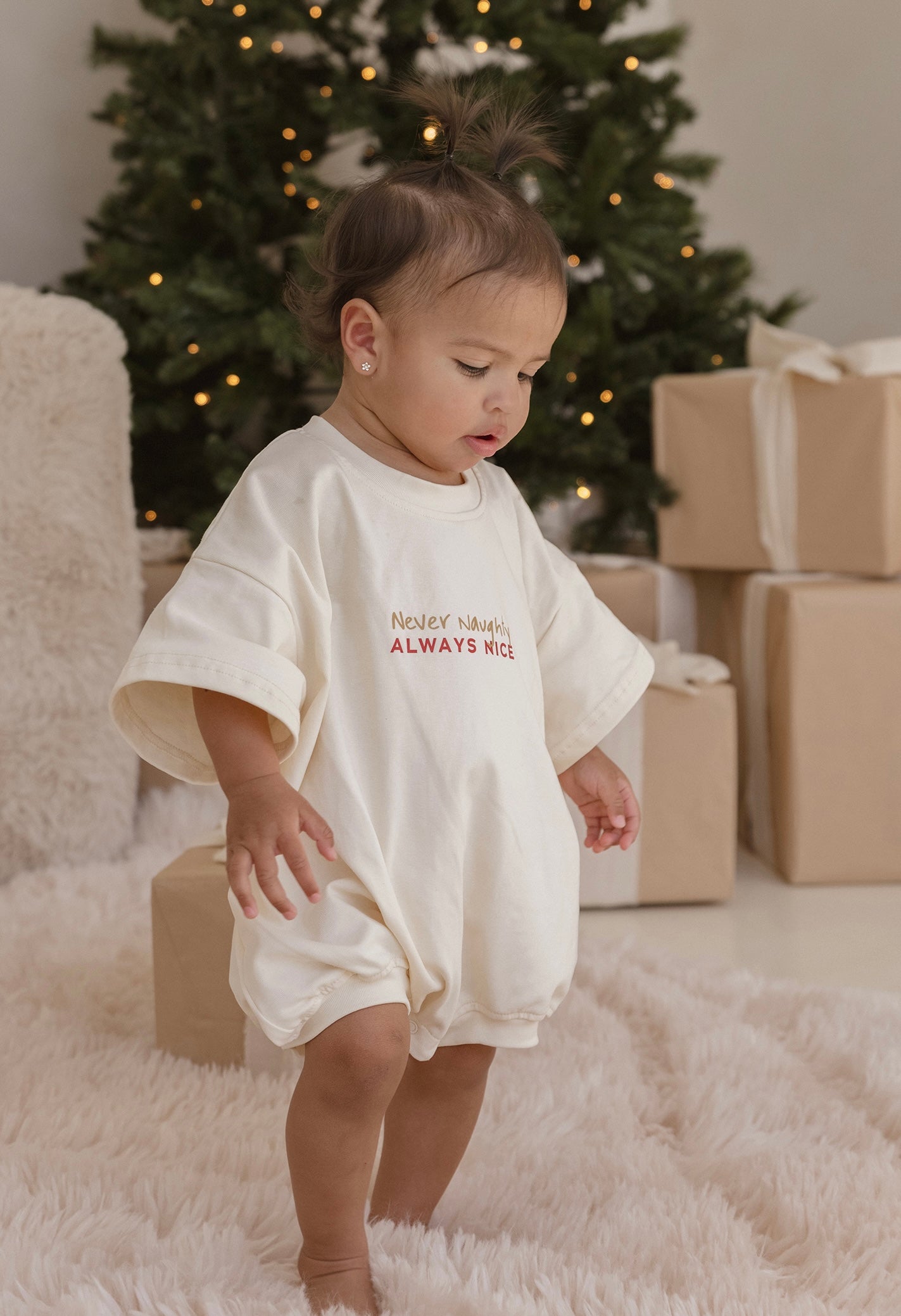 Never Naughty romper